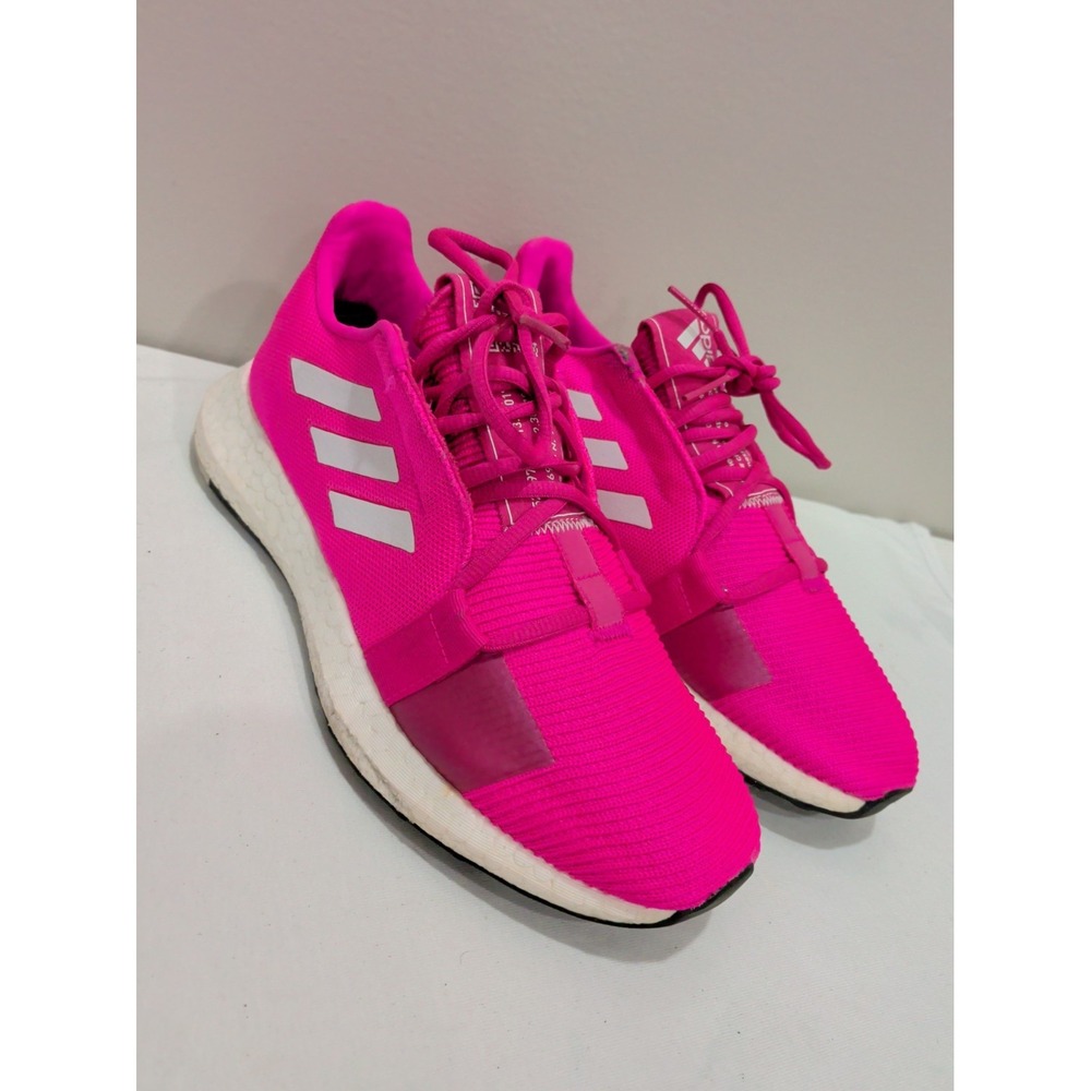 Adidas Senseboost Go Pink Running Shoes Womens 7.5 EF1578